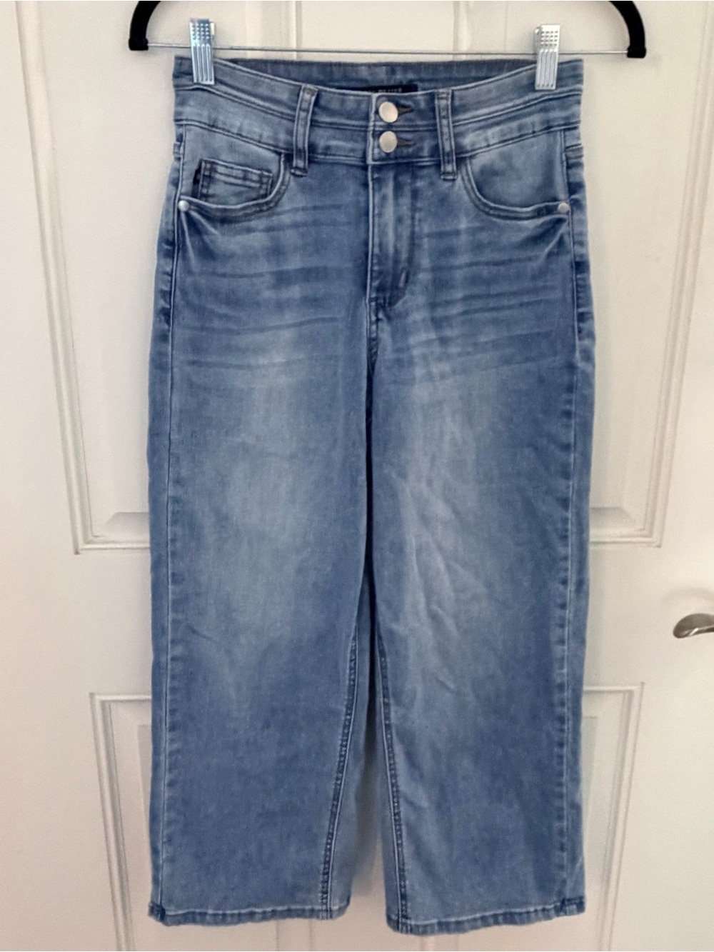 Judy Blue Double the Cool Jeans 1/25 | Cropped Wide Leg